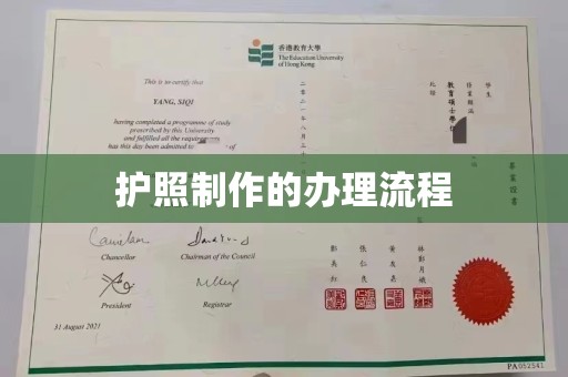 环江护照制作的办理流程