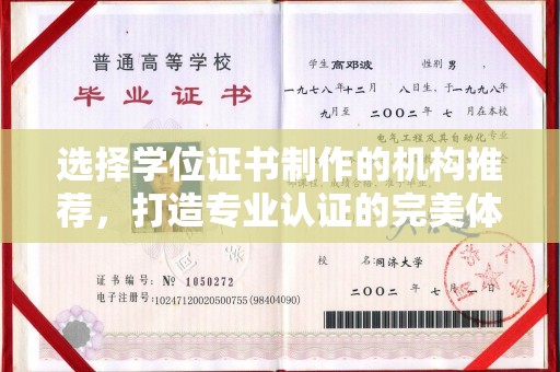 环江选择学位证书制作的机构推荐，打造专业认证的完美体验