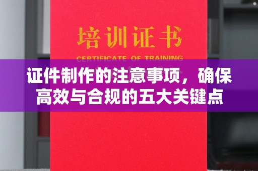 环江证件制作的注意事项，确保高效与合规的五大关键点