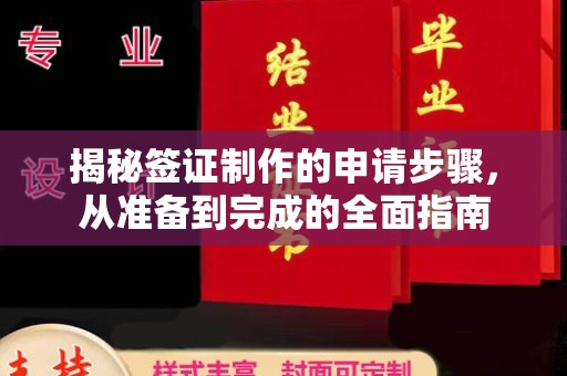 环江揭秘签证制作的申请步骤，从准备到完成的全面指南
