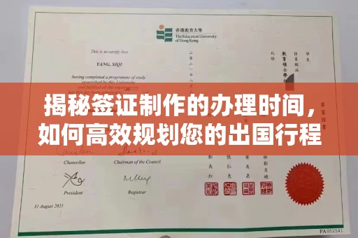 环江揭秘签证制作的办理时间，如何高效规划您的出国行程