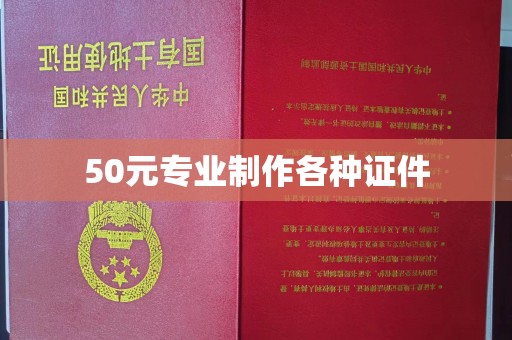 环江50元专业制作各种证件