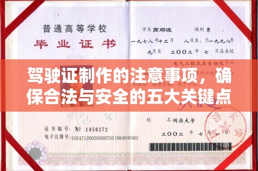 环江驾驶证制作的注意事项，确保合法与安全的五大关键点