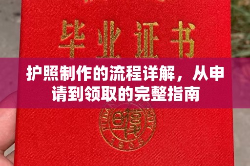 环江护照制作的流程详解，从申请到领取的完整指南