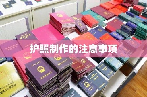 环江护照制作的注意事项