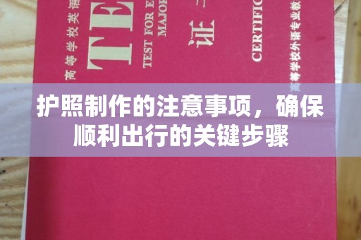环江护照制作的注意事项，确保顺利出行的关键步骤