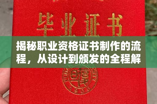 环江揭秘职业资格证书制作的流程，从设计到颁发的全程解析