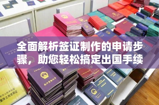 环江全面解析签证制作的申请步骤，助您轻松搞定出国手续