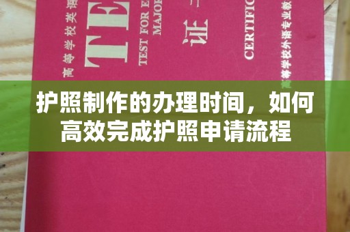 环江护照制作的办理时间，如何高效完成护照申请流程
