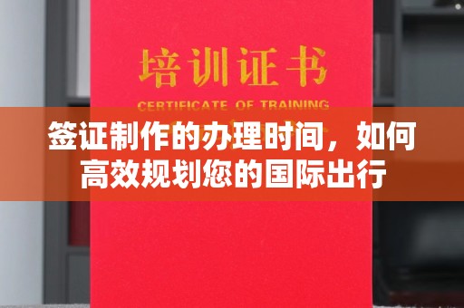 环江签证制作的办理时间，如何高效规划您的国际出行